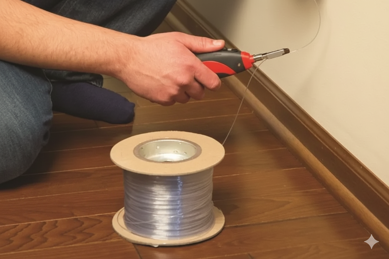 Wie installiert man ein unsichtbares Ftth-Glasfaserkabel?