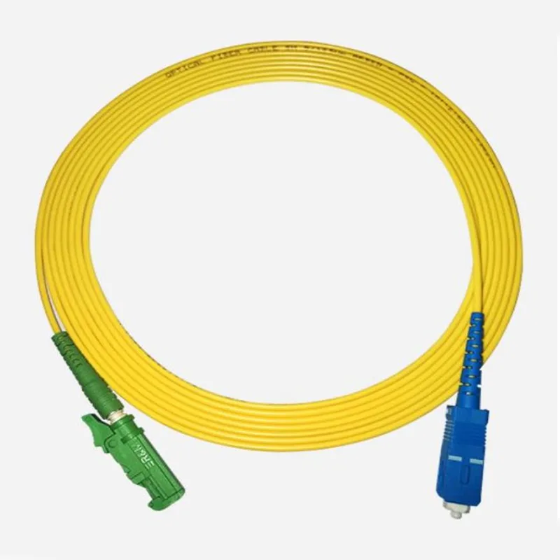 3 mm rundes Kabel E2000/APC- SC/UPC Patchkabel