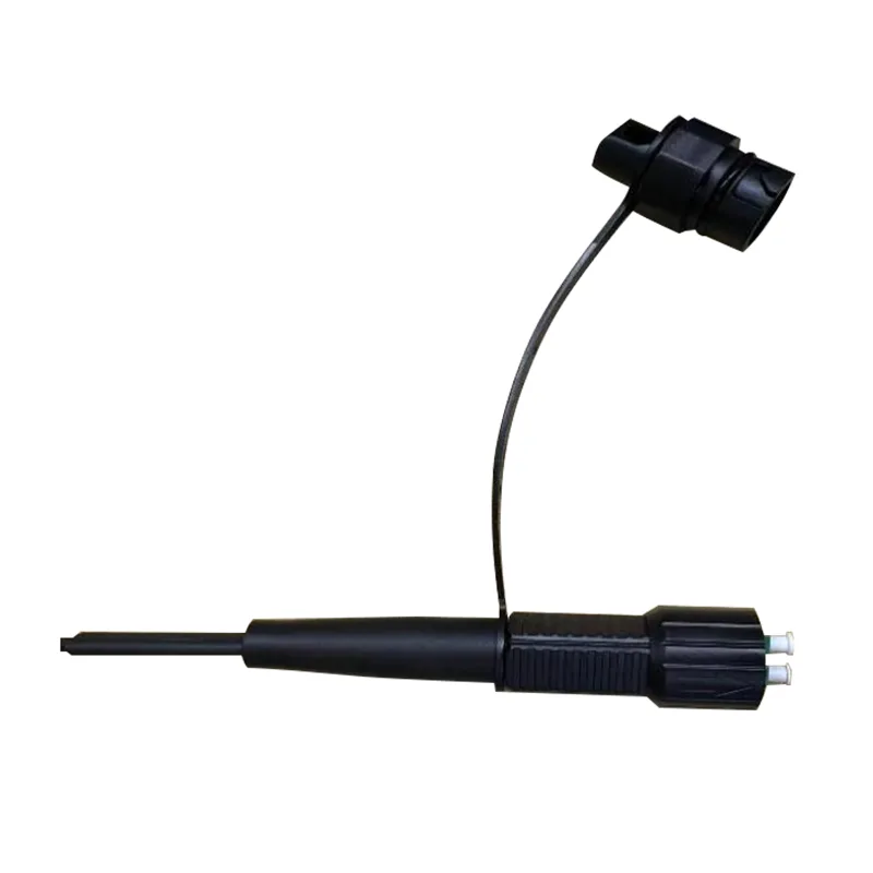 Duplex LC/UPC wasserdichtes rundes Kabel -Kabel -Faser -Faser -Patch -Kabel (Accord Mini DLC -Stecker)